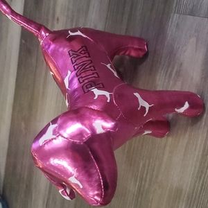 New HOT Pink Victoria Secret Pup with White Pups All Over